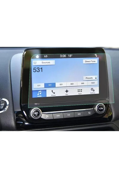 ZDN Case Ford Fiesta 1.1 Style 8 Inç Navigasyon Multimedya Uyumlu Nano Hd Ekran Koruyucu ürün görseli