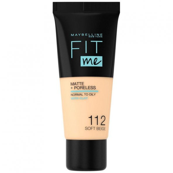 MAYBELLİNE FİT ME MAT+ PORELESS PORS. FONDÖTEN 112