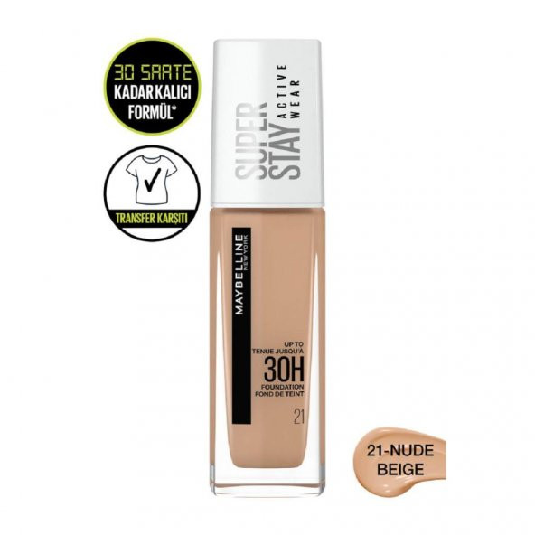 MAYBELLİNE SUPERSTAY 30H ACTİVE WEAR FONDÖTEN 21