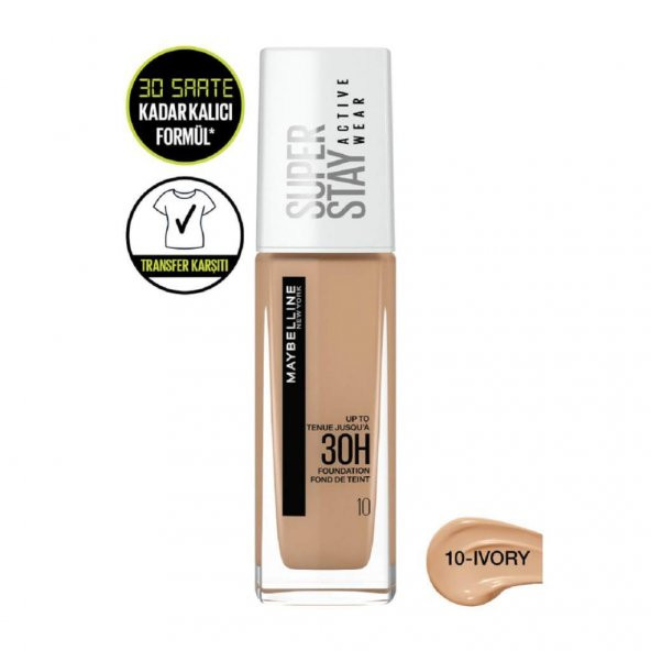 MAYBELLİNE SUPERSTAY 30H ACTİVE WEAR FONDÖTEN 10