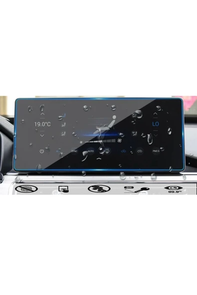 DKM Protect Chery Tiggo 8 Pro 12.3 Inc Multimedya Ekran Koruyucu Kırılmaz Şeffaf Temperli Cam - 2