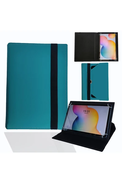 ZDN Case Apple iPad 9. Nesil 10.2 Tablet Uyumlu Standlı Üniversal Kapaklı Tablet Kılıfı - Resim 2