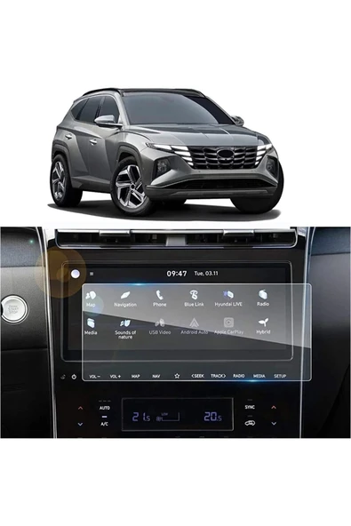 ZDN Case Hyundai Tucson 2021 10.25 Inç Multimedya Ekran Koruyucu Nano Film ürün görseli