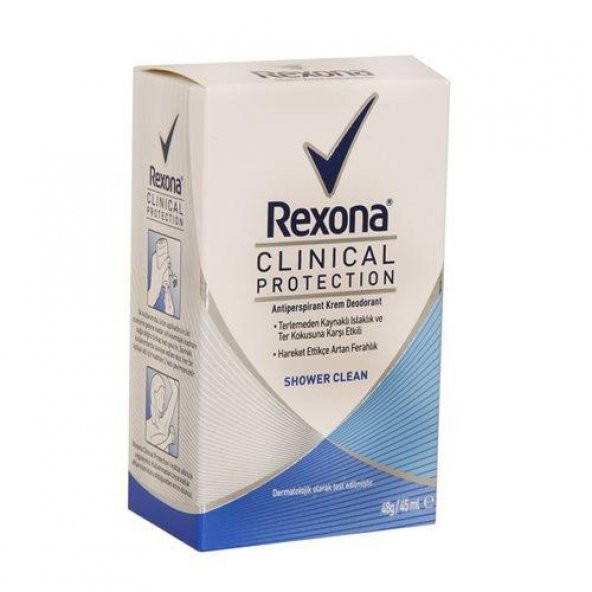 REXONA CLİNİCAL PROT.SHOWER CLEAN DEO ROLLON 45 ML