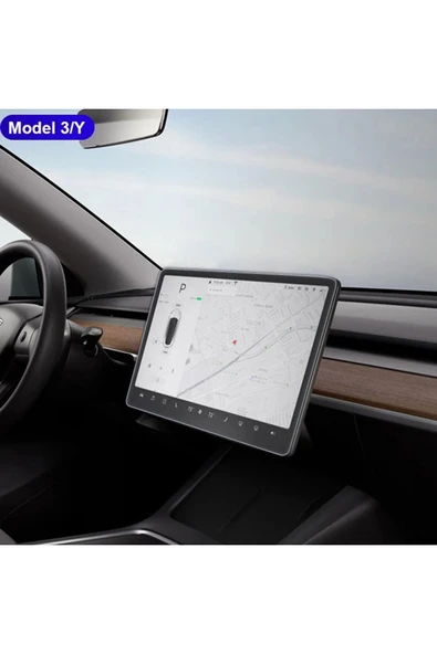 ZDN Case Tesla Model Y Uyumlu 15 inç Multimedya Navigasyon Nano Ekran Koruyucu - Resim 2