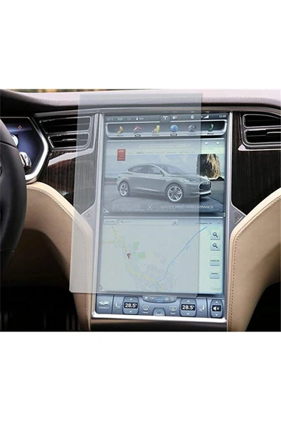 ZDN Case Tesla Model X Uyumlu 17 inç Multimedya Navigasyon Nano Ekran Koruyucu
