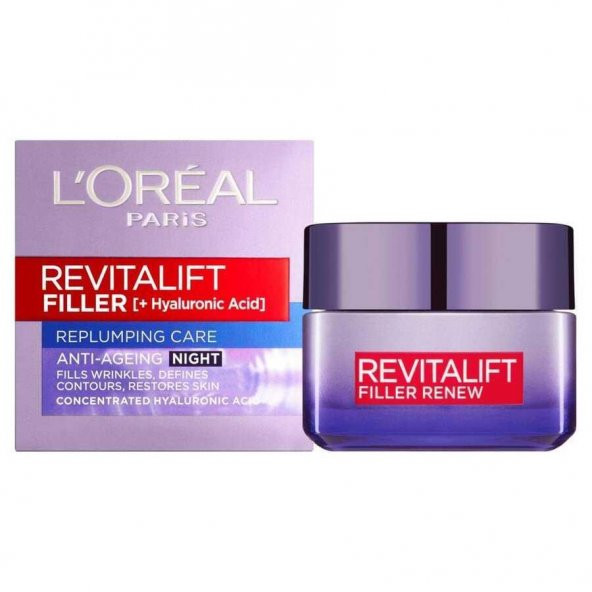 LOREAL REVİTALİFT FİLLER GECE BAKIM KREMİ 50 ML