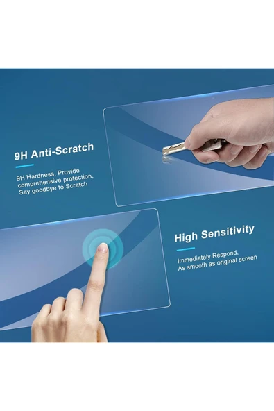 ZDN Case Renault Austral E-Tech Hybrid 2022-2023 Multimedya ve Gösterge Panel Uyumlu 9H Nano Ekran Koruyucu - Resim 4