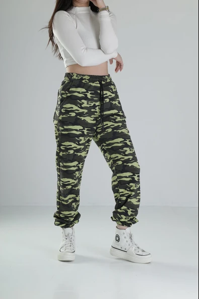 Kamuflaj Desenli Jogger Pantolon - 3