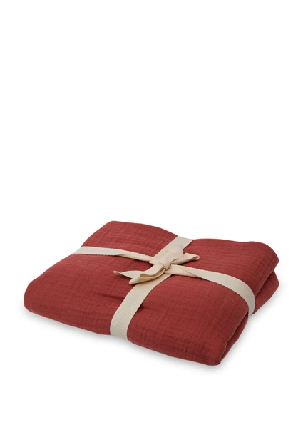 Kiremit Müslin Yoga Battaniyesi