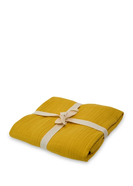 Sarı Müslin Yoga Battaniyesi