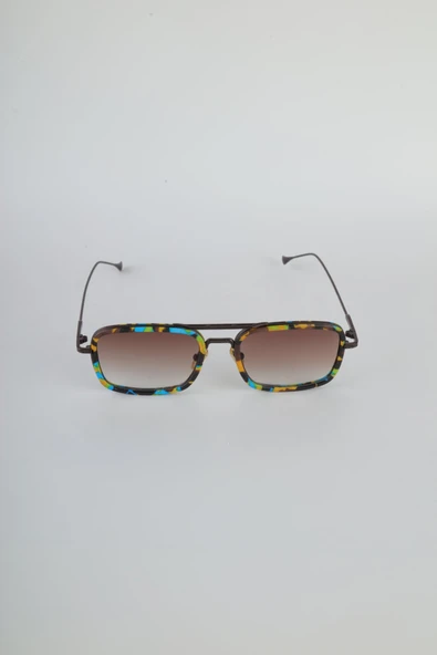 Kamuflaj Detaylı Unisex Gözlük - 2