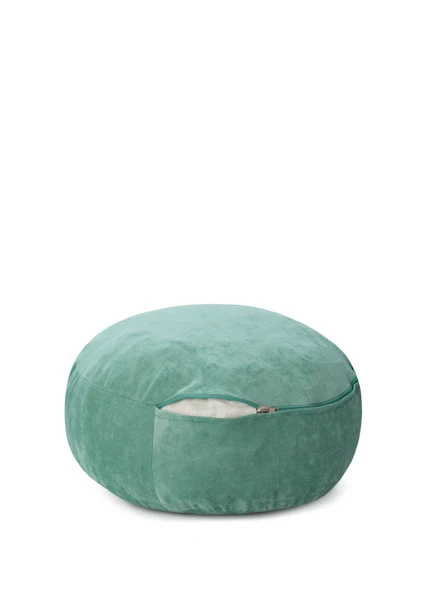Yeşil Meditasyon Minderi 40 Cm Çap - 2