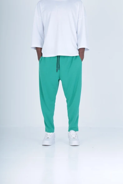 Yeşil Baget Pantolon - 2