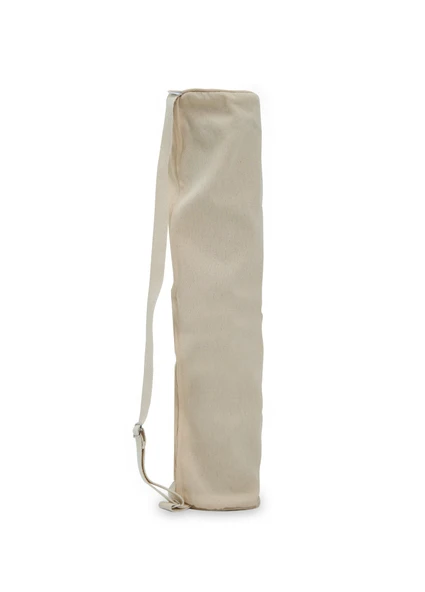 Bej Doğal Pamuk Mat Taşıma Çantası