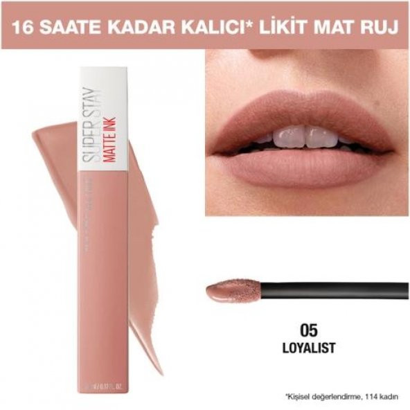 MAYBELLİNE SUPER STAY MATTE İNK RUJ 10 - 2