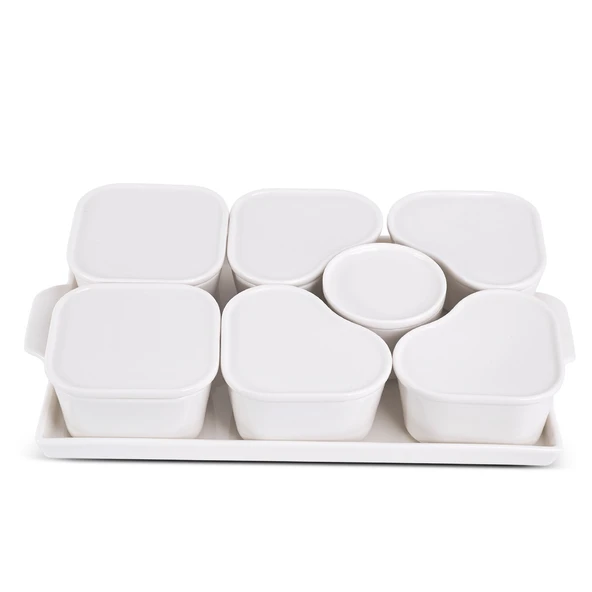 Aryıldız 15 Parça Tepsili Oval Porselen Kahvaltılık Ar249345 - 2