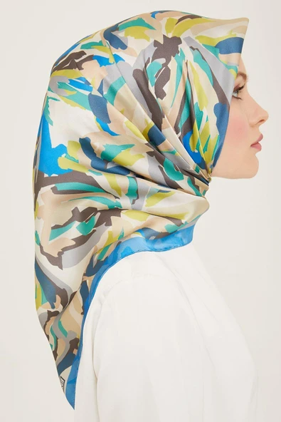 Armine E24YA9140D0282 Dj Saf İpek Eşarp 9140D (T) - Resim 4