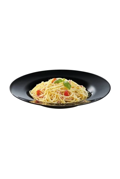 TEMPERLI MAKARNA TABAK 28 CM. SİYAH 6*2:12