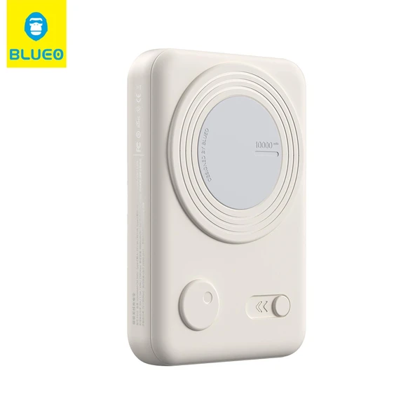 BLUEOP010 20W PD Fast Hızlı TYPE-C / USB-C Çıkışlı MagSafe Wireless Kabosuz Uyumlu Stand Özellikli 10000 Mah Powerbank Şarj Aleti - 3