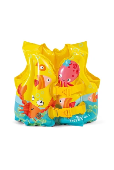 Balık Desenli Baskılı  Çocuk Can Yeleği 41x30 cm (3-5 Yaş)