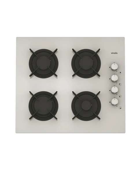 Vinola Dijital Beyaz Camlı Dokunmatik ve Teleskopik Düğmeli 6+1 Fonksiyon Ankastre Set - 4