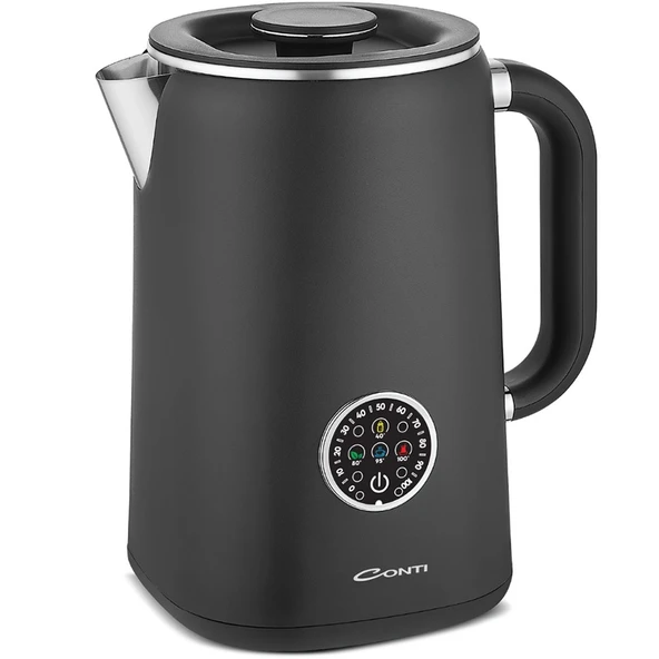 Conti CK-300 Therma 1.7 Litre 1500 W Dijital Kettle - Siyah