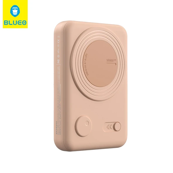 BLUEOP010 20W PD Fast Hızlı TYPE-C / USB-C Çıkışlı MagSafe Wireless Kabosuz Uyumlu Stand Özellikli 10000 Mah Powerbank Şarj Aleti - 4