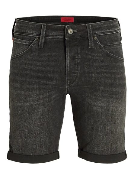 JACK JONES Erkek Likralı Kot Şort 12269608 - 3