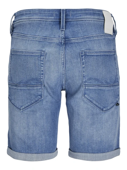 JACK JONES Erkek Likralı Kot Şort 12269608 - 4