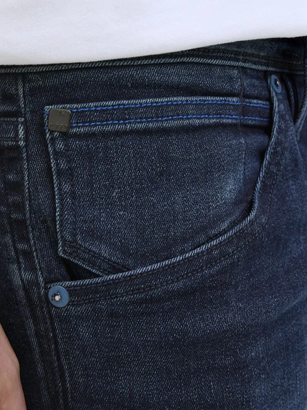 JACK JONES Erkek Likralı Kot Şort 12269608 - 2