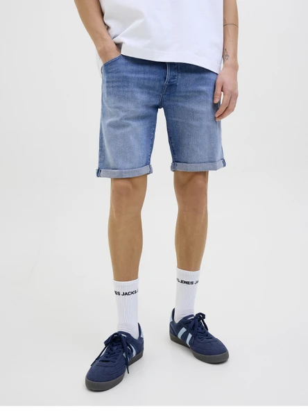 JACK JONES Erkek Likralı Kot Şort 12269608