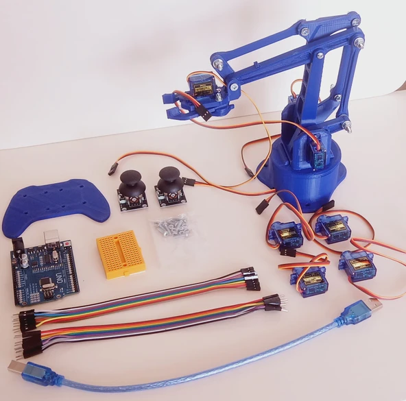Robotik Kol Seti 3D Baskı Montajlı - 4