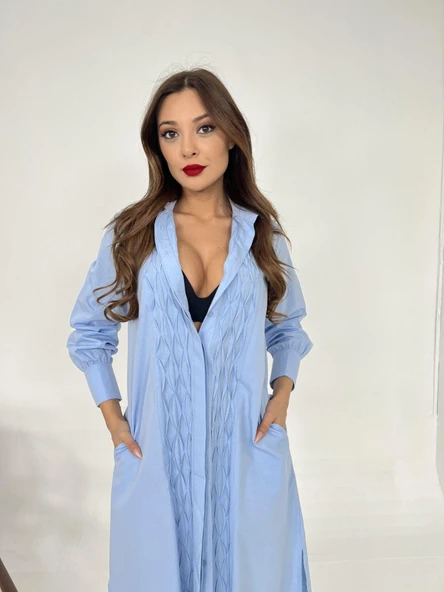 6215 ELBİSE-MAVİ - 1