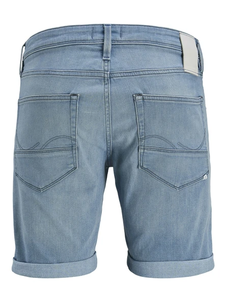 JACK JONES Erkek Likralı Kot Şort 12269608 - 4