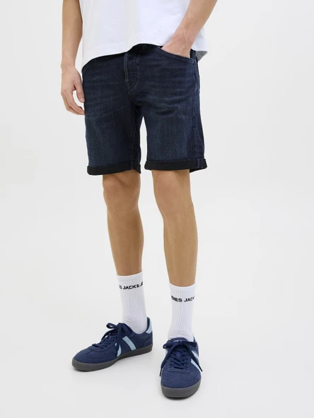 JACK JONES Erkek Likralı Kot Şort 12269608