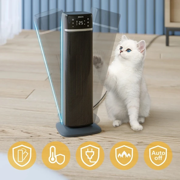 Philips CX5120/11 5000 Serisi Akıllı Kule Tipi Seramik Isıtıcı - 5