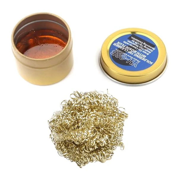Powermaster YH-08B Lehim Ucu Temizleme Teli Reçineli Akı Rosin - 1