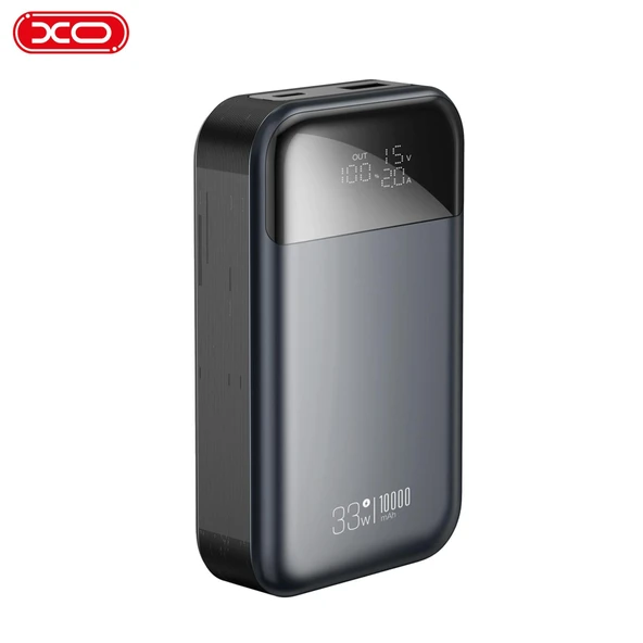 XOPR232 30W PD Hızlı Fast TYPE-C (USB-C) / USB-A Çift Çıkışlı Gösterge Ekranlı 10000 Mah Powerbank Şarj Aleti - 3
