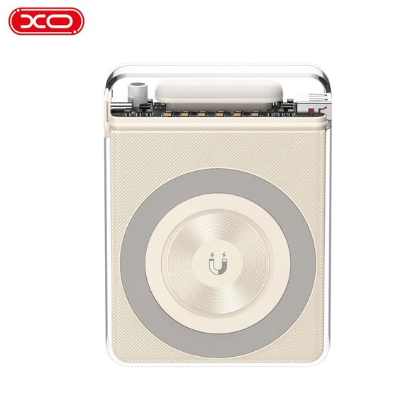 XOPR226 38.5W PD Hızlı Fast TYPE-C (USB-C) / USB-A Çift Çıkışlı MagSafe Uyumlu Kablosuz Wireless 10000 Mah Powerbank Şarj Aleti