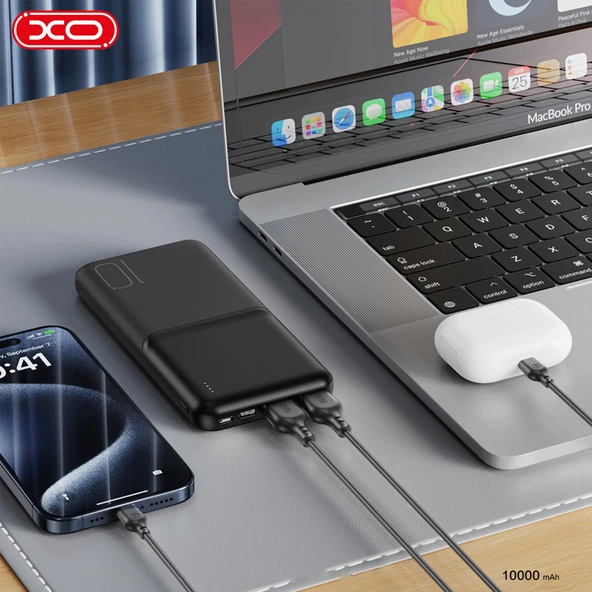 XOPR251 2.1A Hızlı Fast Çift USB-A Çıkışlı 10000 Mah Powerbank Şarj Aleti - 3