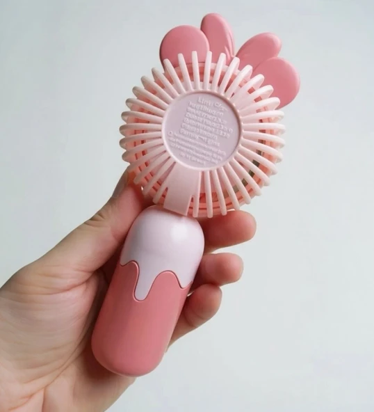 Cartoon USB Şarjlı El Fanı I Mini Taşınabilir Fan I Yaz Serinleticisi I Vantilatör Taşınabilir Fan - 3