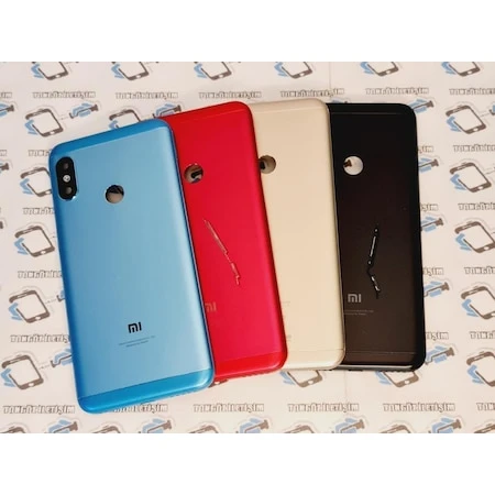 Axya Xiaomi Mi A2 Lite Kasa Arka Pil Batarya Kapağı ( Yan Tuşlar )