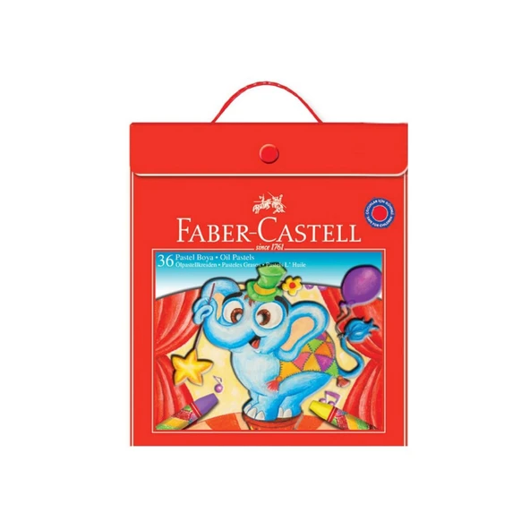 Faber Castell 36 Renk Plastik Çantalı Pastel Boya