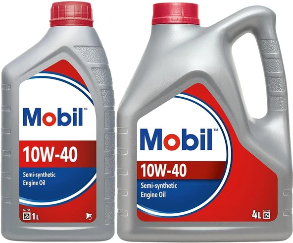 Mobil 10W40 Motor Yağı 4 L + 1 L