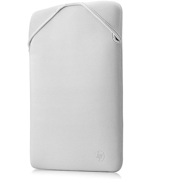 HP  15.6 inç Çift Tarafli Fermuarsiz Neopren Kilif - Siyah & Gümüs 2F2K5AA - 3