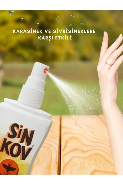 sinkov Sivrisinek Ve Kene Kovucu Atomizer Sprey 100 ml 12 Adet - 4