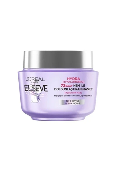 Elseve Loreal Paris Hydra Hyaluronic 72 Saat Nem Ile Dolgunlaştıran Maske 300 Ml