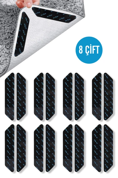 8 Çift Halı Kaydırmaz Bant Halı Yapışkanı