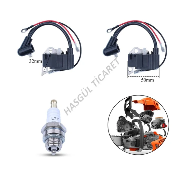 Hsgl Ateşleme Bobin Buji Stılh MS170 MS180 017 018 MS 170 MS 180 Zincirli Testere Yedek Parçaları - Resim 4